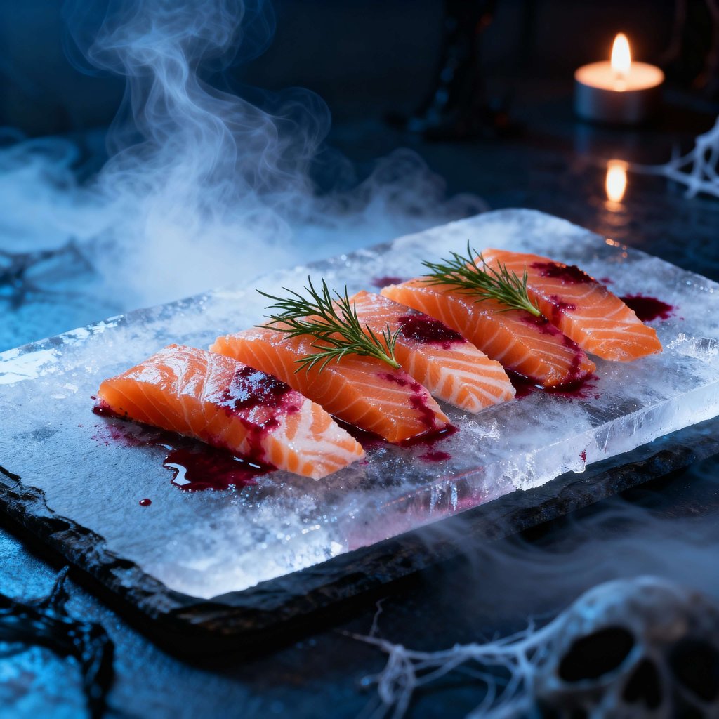 Halloween Cinematic Food Scene