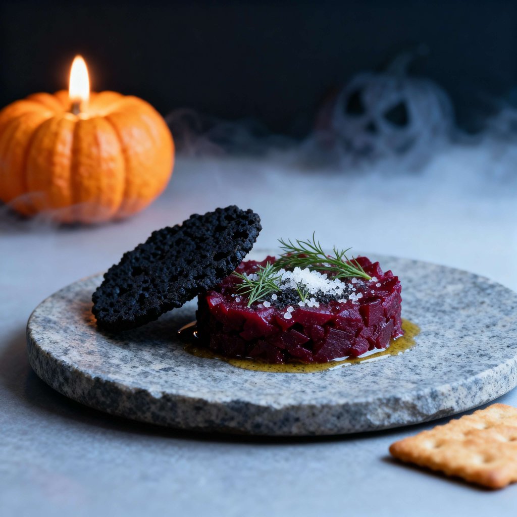 Halloween Moody Culinary Scene