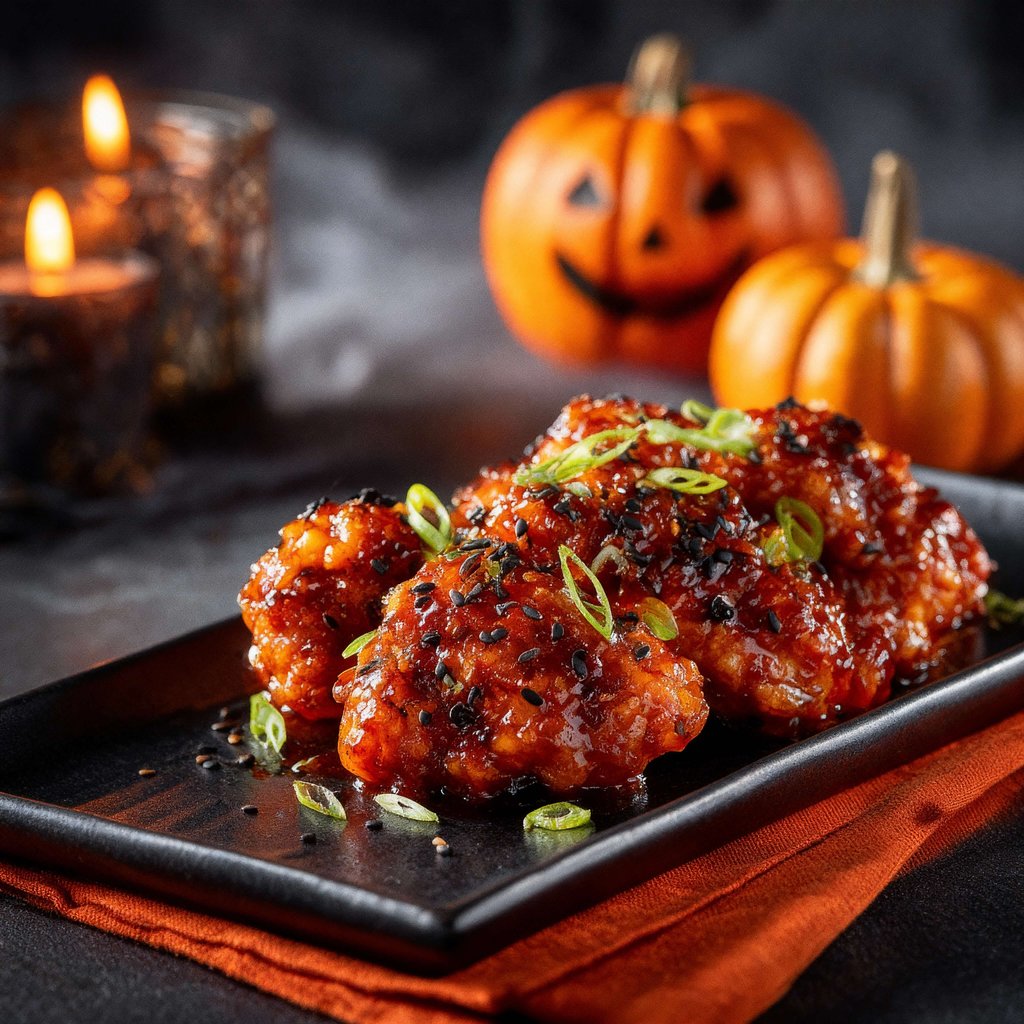 Halloween Asian Fusion Food Photography
