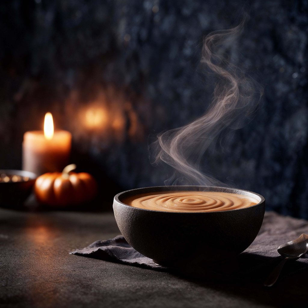 Halloween Elegant Soup Scene