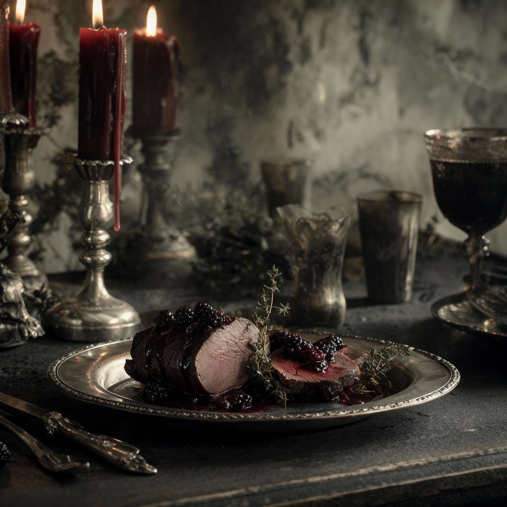 Halloween Haunted Victorian Food Scene