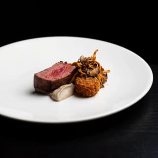 Gourmet dessert fine dining photography
