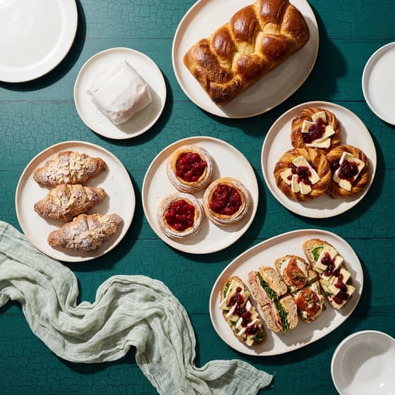 Cafe and bakery pastry photography for menu catalog