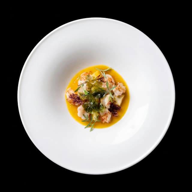 Michelin-star restaurant dish photography