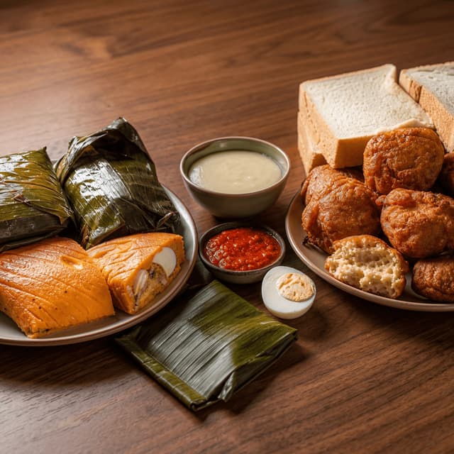Moi moi 香蕉葉、akara、麵包豆製拼盤,溫暖餐館風奈及利亞——Moi moi 卡片攝影
