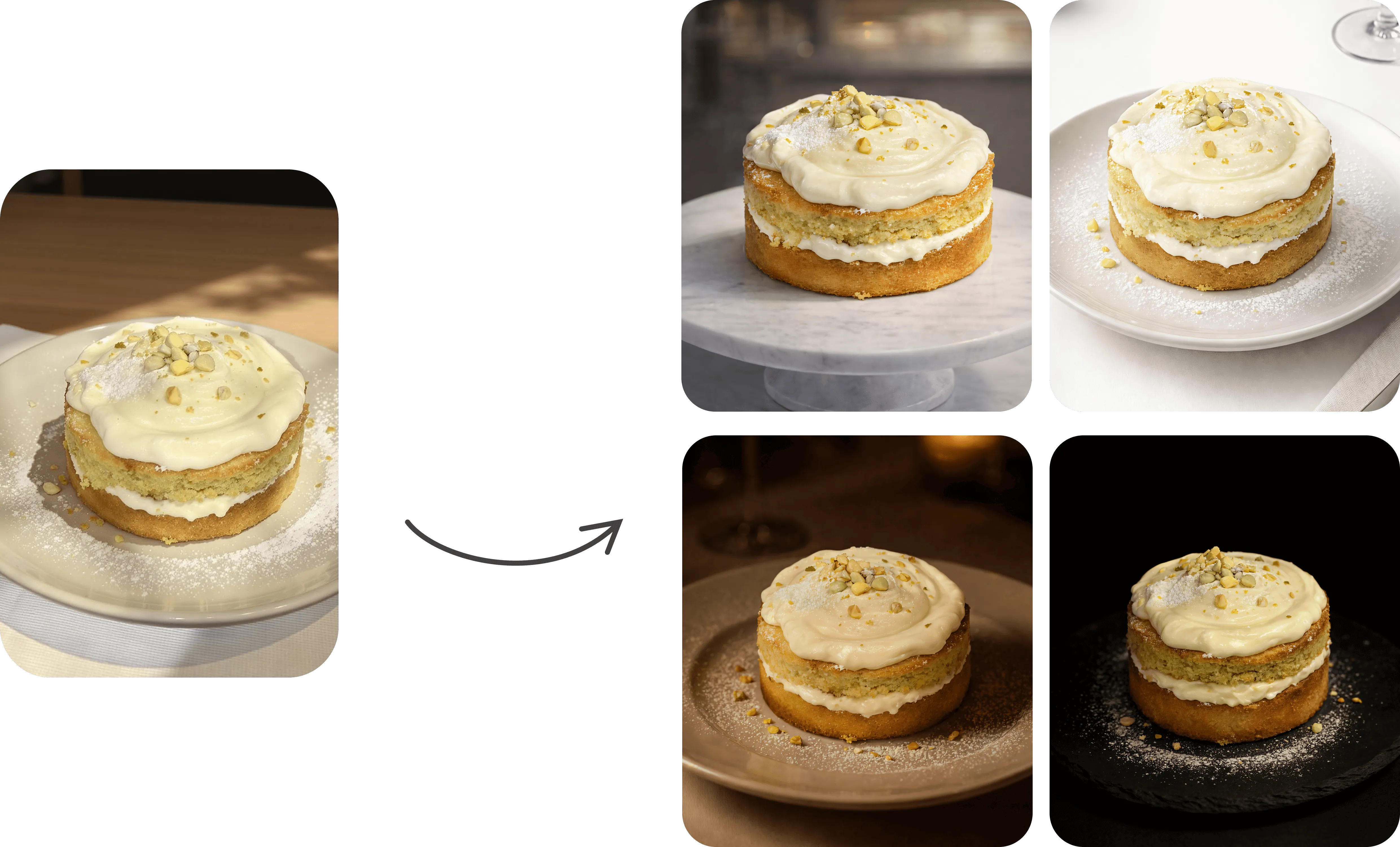 Transform Food Photos - Delivery, Restaurant & Fine Dining Styles