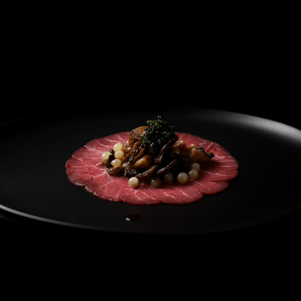 Black-on-Black Dramatic Plating