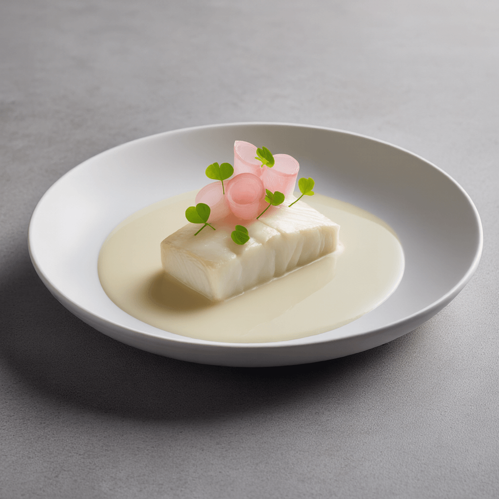Minimalist White Plate Elegance