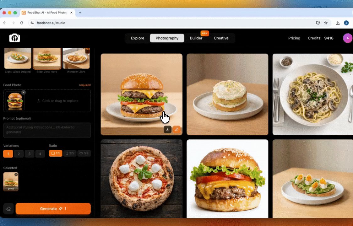 Get social media ready food poster designs