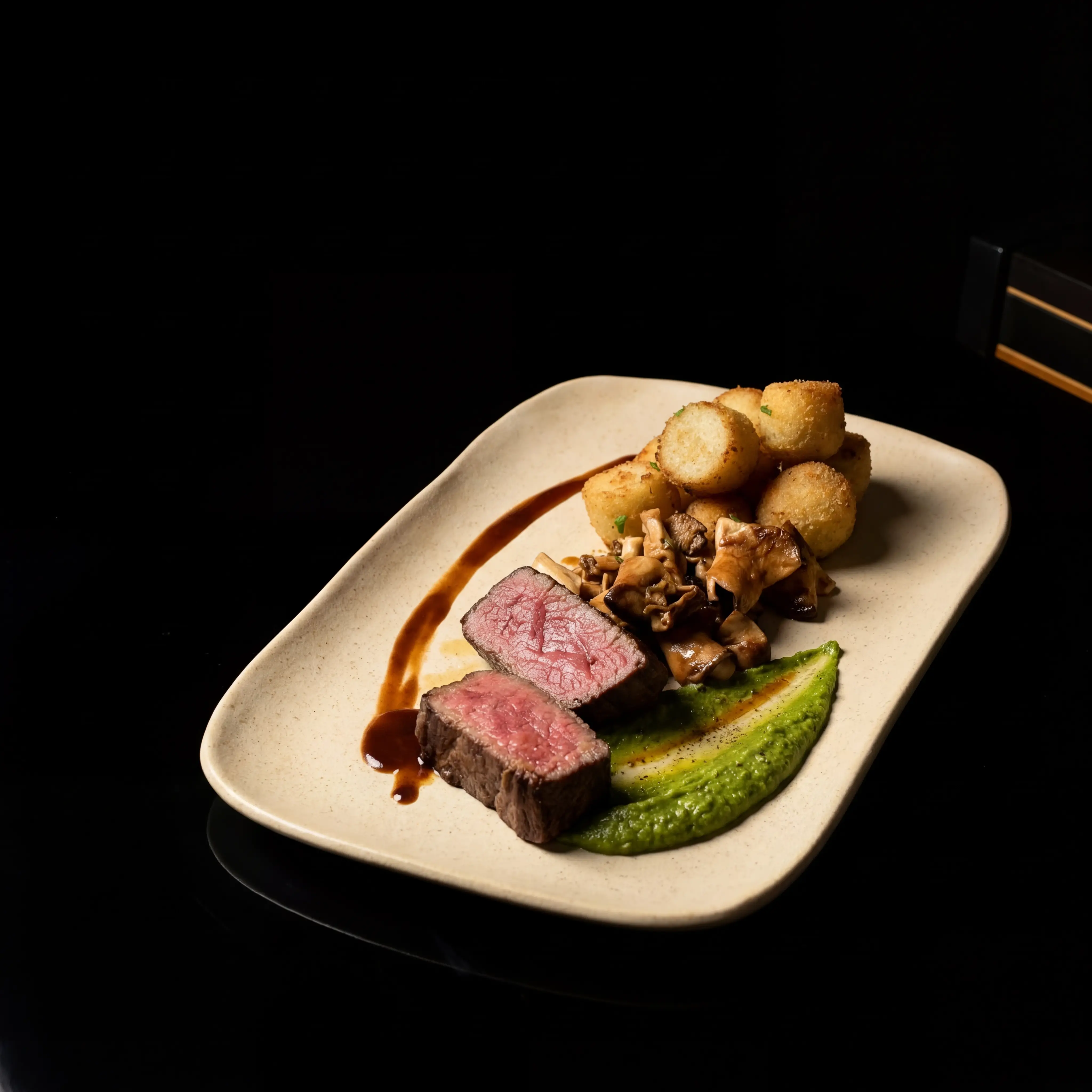 Food photo variation - restaurant menu style