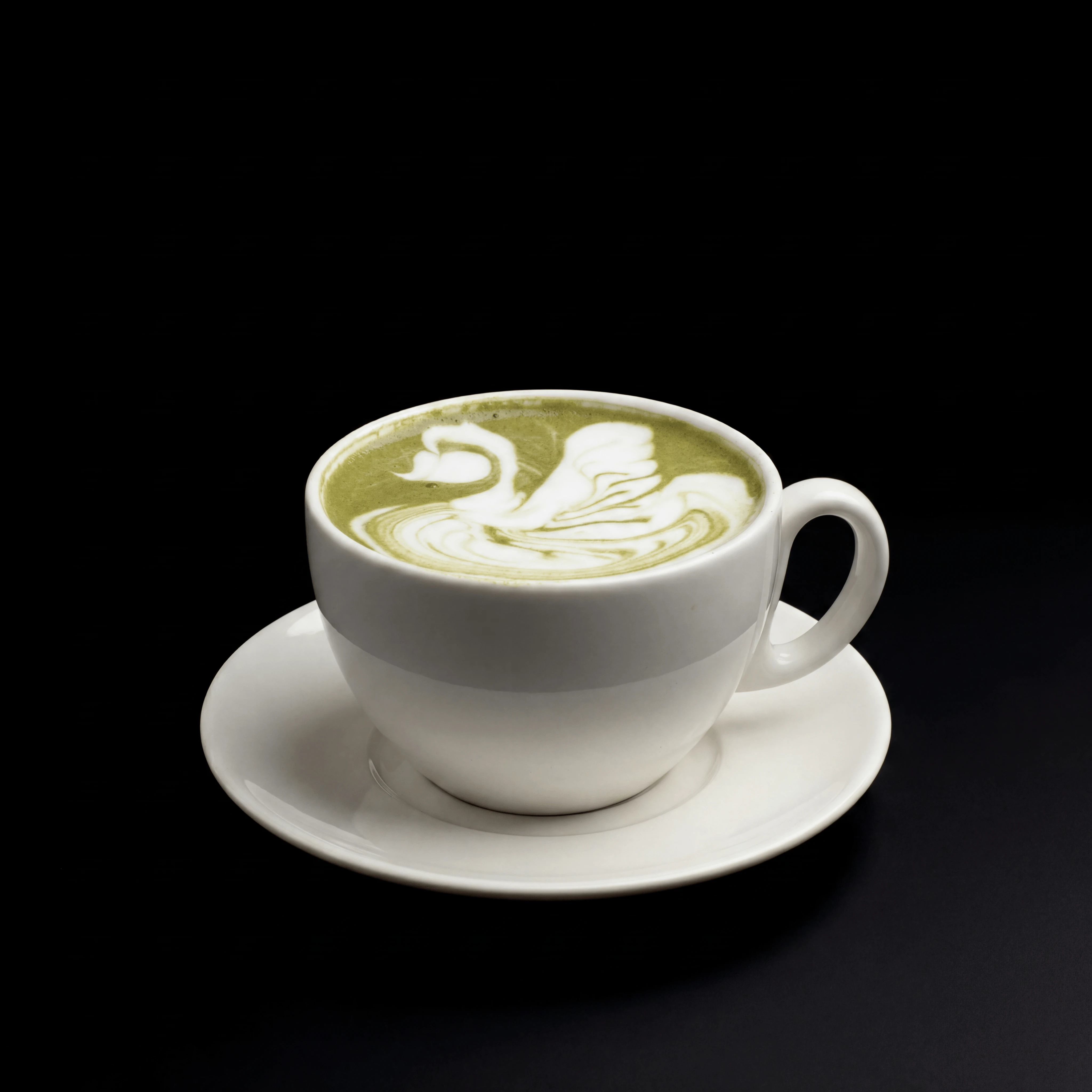 Ceremonial grade matcha whisked in handmade chawan — Japanese tea brand campaign photography