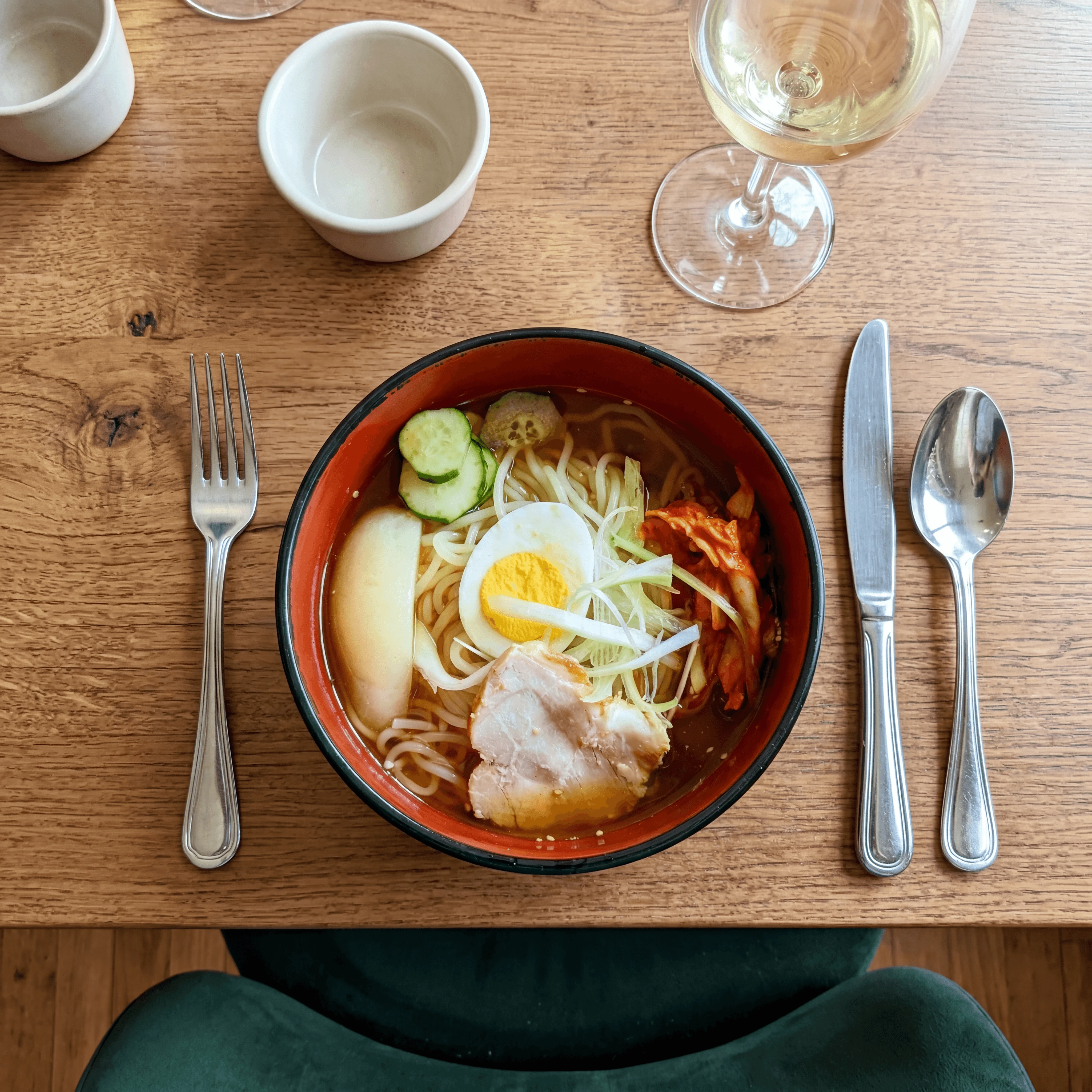Thai boat noodles with wagyu beef and tendon — casual dining menu photography
