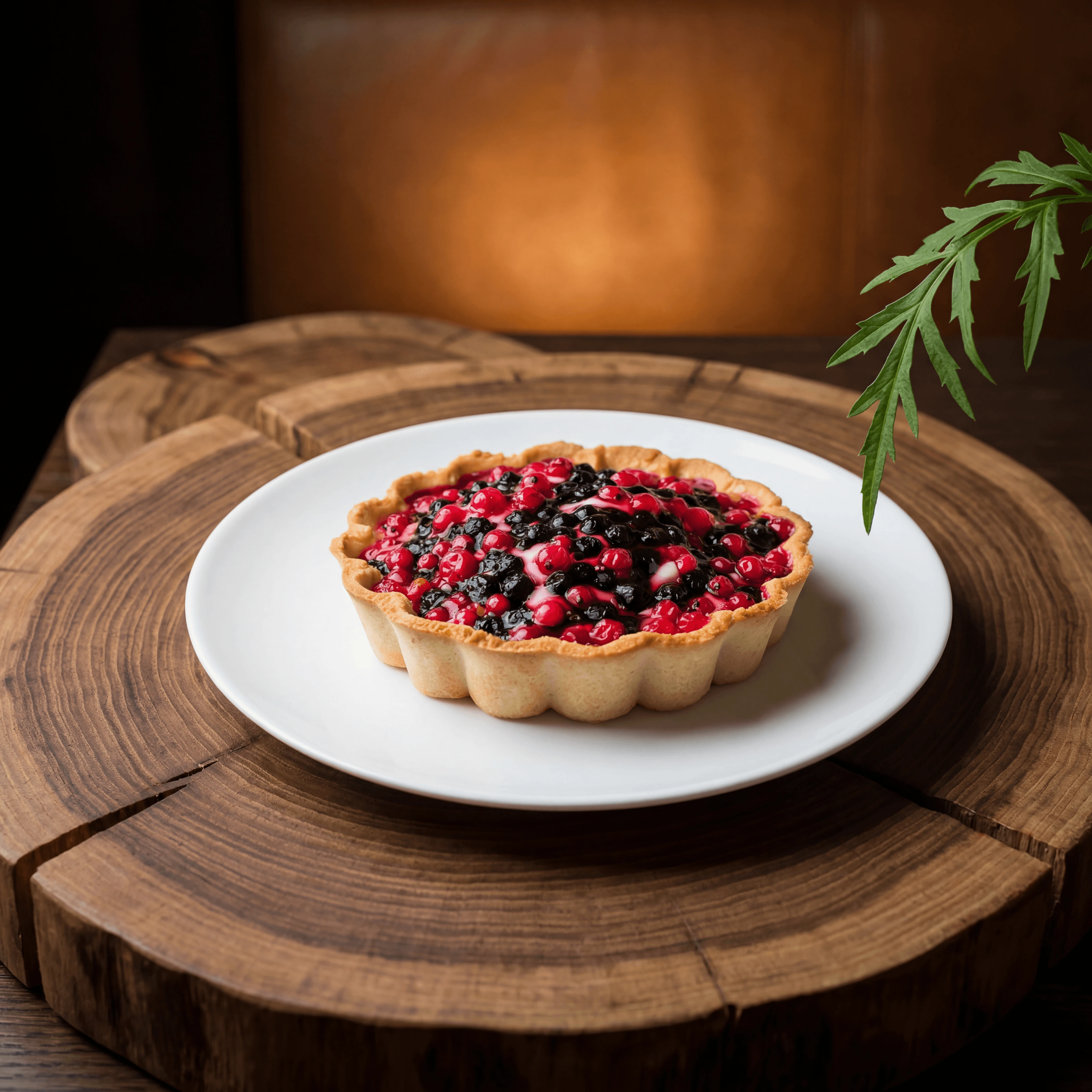 Sweet mascarpone berry dessert pizza with honey and pistachios — dessert pizza photography